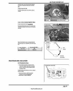 2005-2008 Honda ATV TRX500FA/FGA Fourtrax, Rubicon Factory Service Manual, Page 455