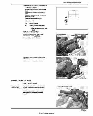 2005-2008 Honda ATV TRX500FA/FGA Fourtrax, Rubicon Factory Service Manual, Page 463