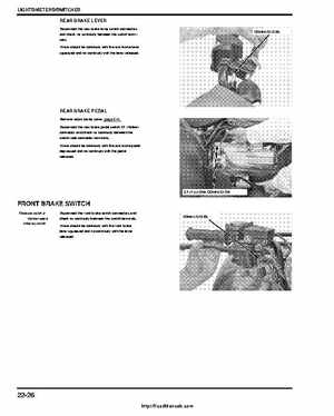 2005-2008 Honda ATV TRX500FA/FGA Fourtrax, Rubicon Factory Service Manual, Page 464