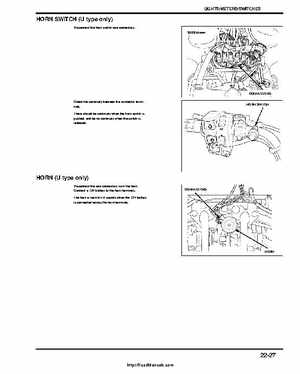 2005-2008 Honda ATV TRX500FA/FGA Fourtrax, Rubicon Factory Service Manual, Page 465