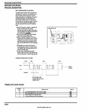 2005-2008 Honda ATV TRX500FA/FGA Fourtrax, Rubicon Factory Service Manual, Page 470