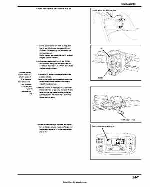 2005-2008 Honda ATV TRX500FA/FGA Fourtrax, Rubicon Factory Service Manual, Page 485
