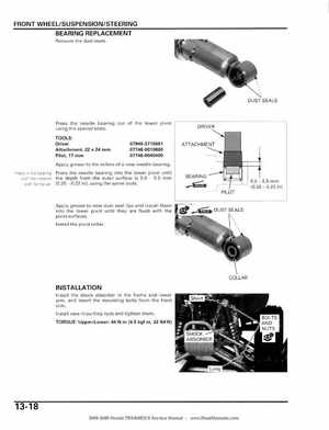 2005-2009 Honda TRX400EX/TRX400X Service Manual, Page 222
