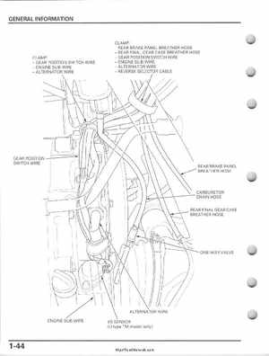 2005-2011 Honda FourTrax Foreman TRX500 FE/FPE/FM/FPM/TM Service Manual, Page 48