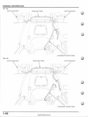 2005-2011 Honda FourTrax Foreman TRX500 FE/FPE/FM/FPM/TM Service Manual, Page 52