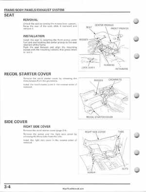 2005-2011 Honda FourTrax Foreman TRX500 FE/FPE/FM/FPM/TM Service Manual, Page 66