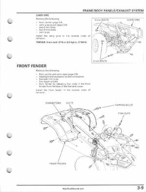 2005-2011 Honda FourTrax Foreman TRX500 FE/FPE/FM/FPM/TM Service Manual, Page 71