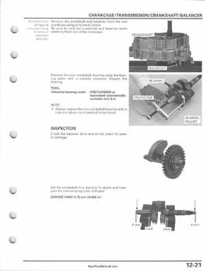 2005-2011 Honda FourTrax Foreman TRX500 FE/FPE/FM/FPM/TM Service Manual, Page 247
