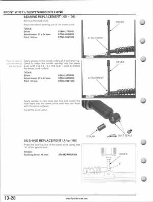 2005-2011 Honda FourTrax Foreman TRX500 FE/FPE/FM/FPM/TM Service Manual, Page 286
