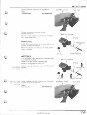 2005-2011 Honda FourTrax Foreman TRX500 FE/FPE/FM/FPM/TM Service Manual, Page 327
