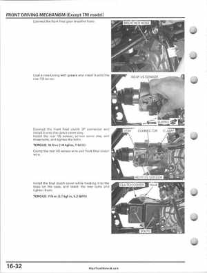 2005-2011 Honda FourTrax Foreman TRX500 FE/FPE/FM/FPM/TM Service Manual, Page 370