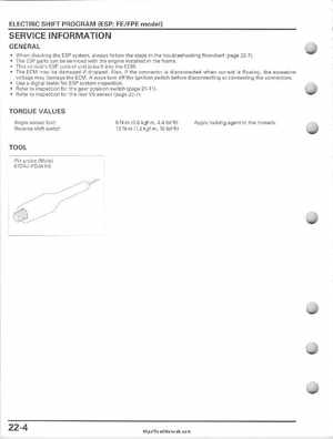 2005-2011 Honda FourTrax Foreman TRX500 FE/FPE/FM/FPM/TM Service Manual, Page 458