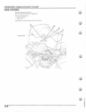 2005-2011 Honda Recon TRX250TE/TM service manual, Page 41