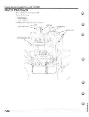 2005-2011 Honda Recon TRX250TE/TM service manual, Page 45