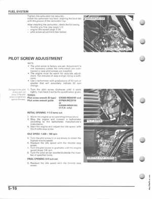 2005-2011 Honda Recon TRX250TE/TM service manual, Page 100
