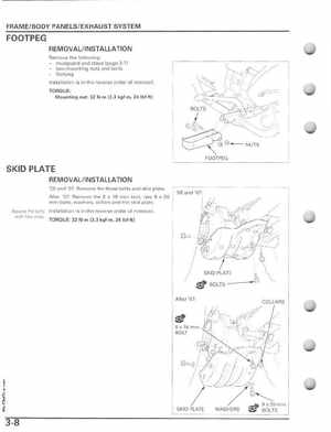 2006-2009 Honda TRX250EX/TRX250X Service Manual, Page 50