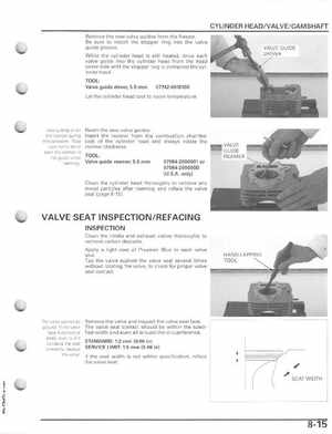 2006-2009 Honda TRX250EX/TRX250X Service Manual, Page 135