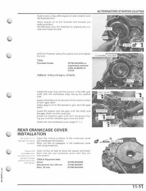 2006-2009 Honda TRX250EX/TRX250X Service Manual, Page 199