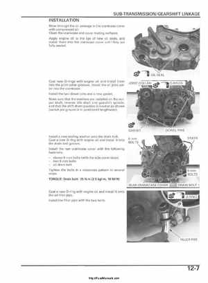2006-2009 Honda TRX680 (TRX 680 FA-FGA) Factory Service Manual, Page 259
