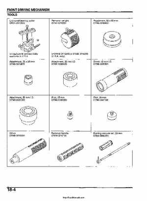 2006-2009 Honda TRX680 (TRX 680 FA-FGA) Factory Service Manual, Page 448