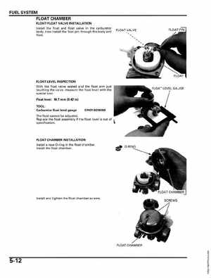 2006-2012 Honda TRX90 TRX90EX/X Service Manual, Page 76