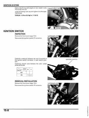 2006-2012 Honda TRX90 TRX90EX/X Service Manual, Page 258