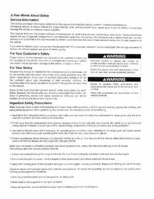 2006-2014 Honda FourTrax ATV TRX250 EX TRX250X Service Manual, Page 2