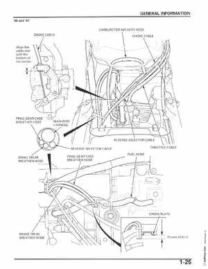 2006-2014 Honda FourTrax ATV TRX250 EX TRX250X Service Manual, Page 29