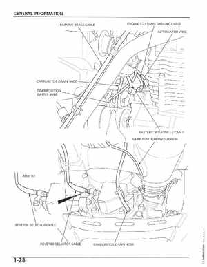 2006-2014 Honda FourTrax ATV TRX250 EX TRX250X Service Manual, Page 32