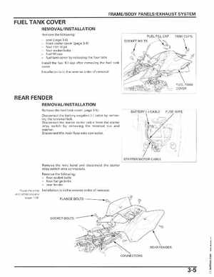 2006-2014 Honda FourTrax ATV TRX250 EX TRX250X Service Manual, Page 46