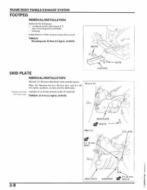 2006-2014 Honda FourTrax ATV TRX250 EX TRX250X Service Manual, Page 49