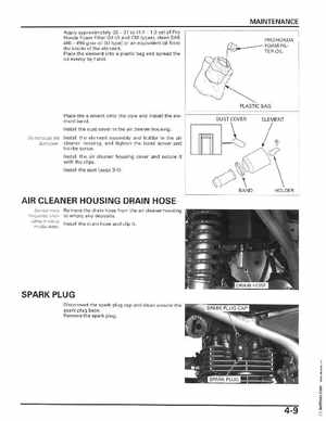 2006-2014 Honda FourTrax ATV TRX250 EX TRX250X Service Manual, Page 60