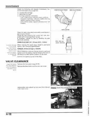 2006-2014 Honda FourTrax ATV TRX250 EX TRX250X Service Manual, Page 61
