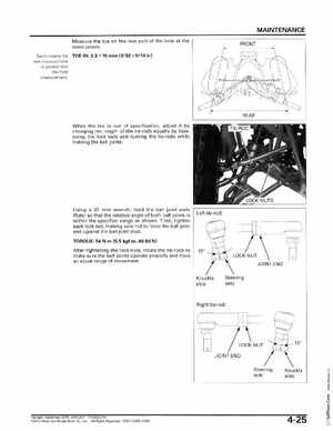 2006-2014 Honda FourTrax ATV TRX250 EX TRX250X Service Manual, Page 76