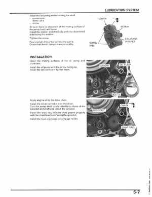 2006-2014 Honda FourTrax ATV TRX250 EX TRX250X Service Manual, Page 83