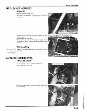 2006-2014 Honda FourTrax ATV TRX250 EX TRX250X Service Manual, Page 90