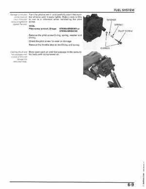 2006-2014 Honda FourTrax ATV TRX250 EX TRX250X Service Manual, Page 94