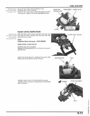 2006-2014 Honda FourTrax ATV TRX250 EX TRX250X Service Manual, Page 96