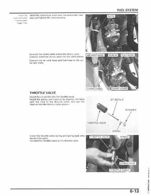 2006-2014 Honda FourTrax ATV TRX250 EX TRX250X Service Manual, Page 98