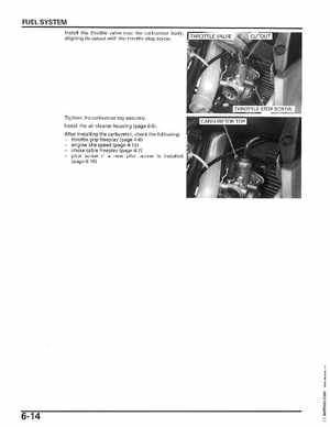 2006-2014 Honda FourTrax ATV TRX250 EX TRX250X Service Manual, Page 99