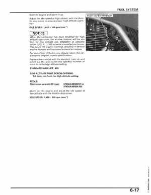 2006-2014 Honda FourTrax ATV TRX250 EX TRX250X Service Manual, Page 102