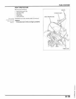 2006-2014 Honda FourTrax ATV TRX250 EX TRX250X Service Manual, Page 104