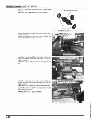 2006-2014 Honda FourTrax ATV TRX250 EX TRX250X Service Manual, Page 112