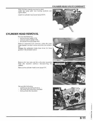 2006-2014 Honda FourTrax ATV TRX250 EX TRX250X Service Manual, Page 126