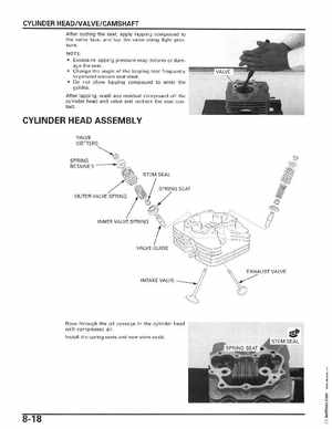 2006-2014 Honda FourTrax ATV TRX250 EX TRX250X Service Manual, Page 133