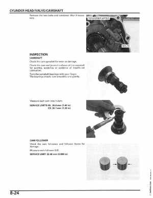 2006-2014 Honda FourTrax ATV TRX250 EX TRX250X Service Manual, Page 139