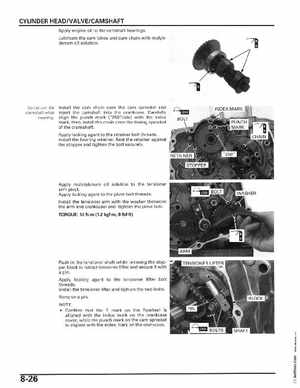 2006-2014 Honda FourTrax ATV TRX250 EX TRX250X Service Manual, Page 141