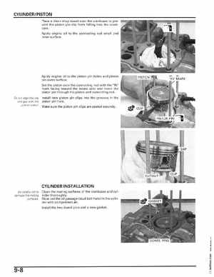 2006-2014 Honda FourTrax ATV TRX250 EX TRX250X Service Manual, Page 150