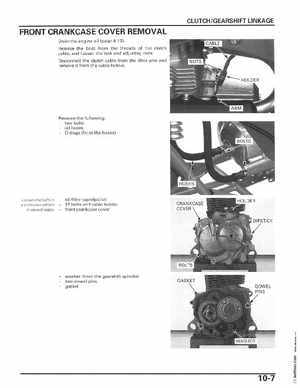 2006-2014 Honda FourTrax ATV TRX250 EX TRX250X Service Manual, Page 158