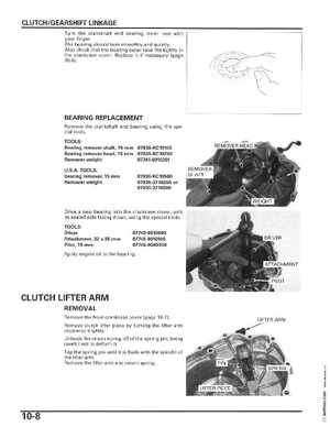 2006-2014 Honda FourTrax ATV TRX250 EX TRX250X Service Manual, Page 159